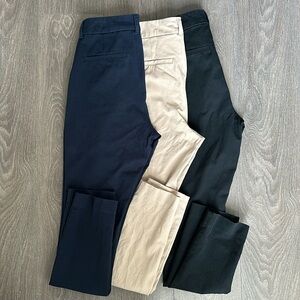 Old navy BUNDLE x3 high rise Pixie Skinny Ankle Pants 4 tall